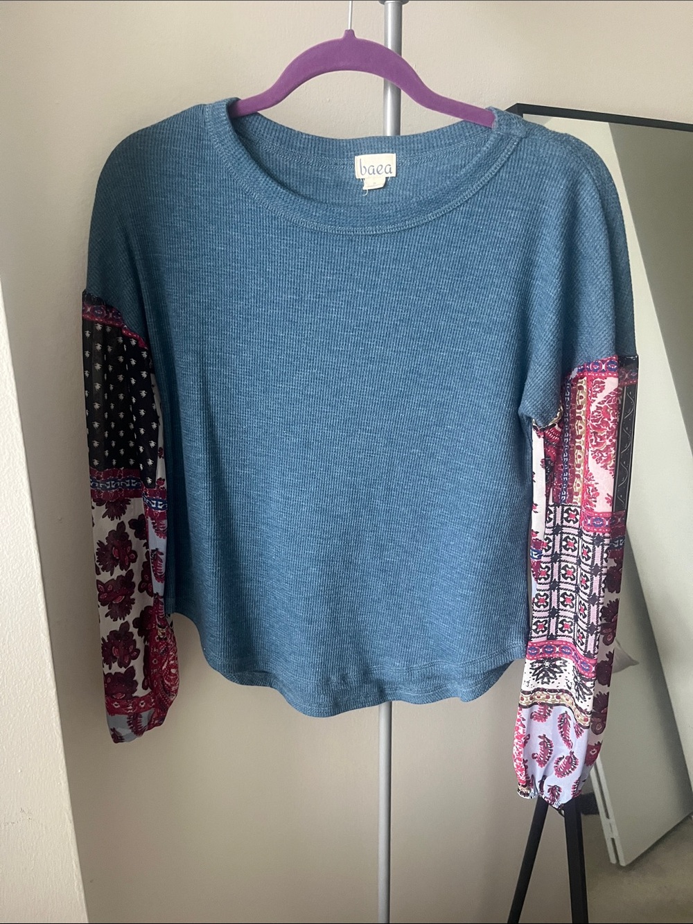 Boho long sleeve top